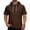 Brown_002, variant on Men's Short Sleeve Hoodie Breathable Athletic Hooded T Shirts 2026 Summer Gym Workout Pullover Hoodies with pockets Dark Gray XXL