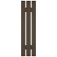 thumbnail image 5 of Ekena Millwork 12"W x 51"H Mid-America Vinyl, Standard Size Three Board Spaced Shutters, w/Installation Shutter-Lok's & Matching Screws (Per Pair), 385 - French Roast, 5 of 12