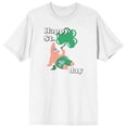 thumbnail image 7 of Spongebob Squarepants St. Patricks Day Patrick Star  White Graphic Tee - M, 7 of 7