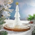 thumbnail image 2 of WEGFTDUOP Mini Christmas Tree Small Tabletop Ornament Christmas Decoration Dipped In White Tower Tree Christmas Tree Decoration Christmas Holiday Products, 2 of 6