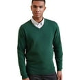 thumbnail image 2 of Premier Mens Knitted Cotton Acrylic V Neck Sweatshirt, 2 of 3
