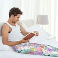 thumbnail image 6 of Hummingbird Flower Men'S Pajama Pants Soft Sleep Lounge Pants Pjs Bottoms With Pockets X-Large, 6 of 6