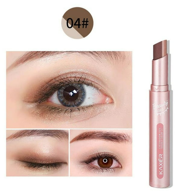 ZZwxWA My Order Two-tone Gradient Glitter Eyeshadow Stick Makeup Eye Shadow Stick