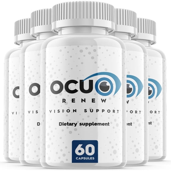 (5 Pack) Ocurenew - Ocuo Renew - Revolutionary Advanced Vision Matrix Formula - Supports Healthy Vision - Dietary Supplement for Eyes Sight - 300 Capsules