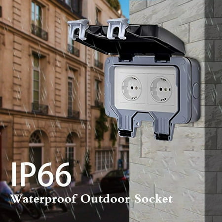 

WOXINDA Waterproof Socket Weather-proof Outdoor Camper