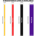 thumbnail image 4 of Skywee Resistance Bands Set (4 Pack), Heavy Duty Pull Up Assistance Bands for Home Gym, Strength Training & Muscle Building - Carry Bag Included, 4 of 6