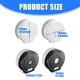 thumbnail image 5 of Wall Mounted Large Roll Toilet Paper Holder Dust Proof Cover Space Saving Design Easy Installation For Public Bathroom, 5 of 11