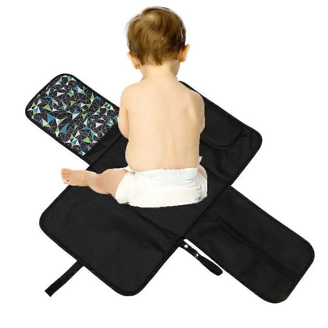 Portable Waterproof Baby Changing Mat (Colorful Pattern)