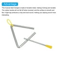 thumbnail image 4 of Unique Bargains Musical Steel Triangle Percussion, 1 Pcs for Drum Set, 4 of 4