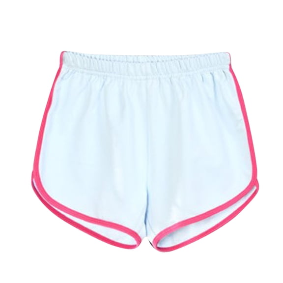 Npasoilc Summer Running Pant for Women with No Drawstring Gym Yoga Sports Short Elastic Waistband Loose Shorts