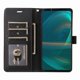 thumbnail image 2 of FOXDOCK Funda tipo Cartera para Sony Xperia 5 III – Cubierta de Cuero PU con Múltiples Ranuras, Bolsillo para Efectivo y Correa de Muñeca, 2 of 6