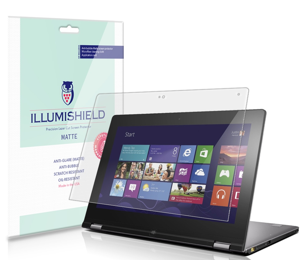 iLLumiShield AntiGlare Matte Screen Protector 2x for Lenovo Yoga 2 11.6"
