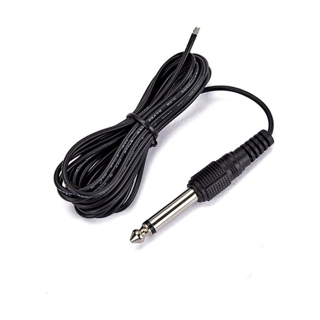 Soidarity Cable de guitarra eléctrica, instrumento Musical de 3 pines, Cable de Audio blindado, repuesto de repuesto para rendimiento de efector Accesorios para instrumentos musicales