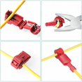 thumbnail image 5 of Paquete de 12 conectores de cable impermeables, conectores de cable eléctrico de 3 orificios, conector de cortacésped relleno de gel con 4 terminales de conexión para cortacéspedes robóticos Husqvarna, 5 of 5