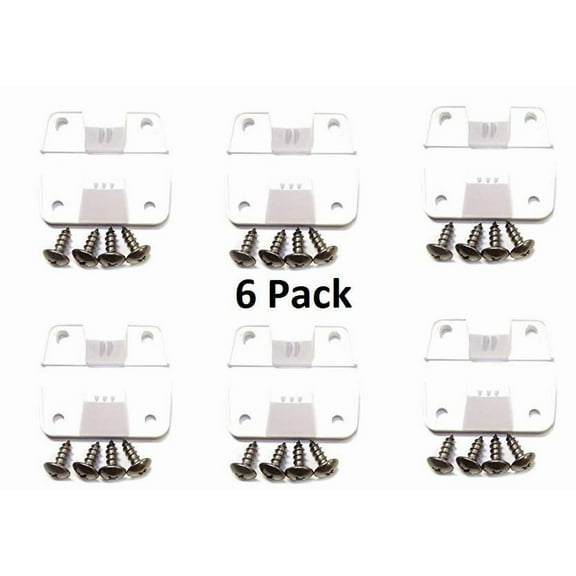 SP Manufacturing AFTERMARKET Coleman Replacement Cooler Hinges Stainless Screws Replaces Part#'s: 3000005298 5256-1851 5283-1141 6262-1141 (SIX Pack)