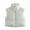 White, variant on LEAVINGSUO Fall Winter Clearance Cardigans for Women Plus Sizes Women's Winter Crop Vest Lightweight Sleeveless Warm Outerwear Vest Padded Gilet Tops Coat