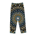 thumbnail image 4 of Balery Dot Mandala print Women's Pajama Pants,Ultra Lightweight Pjs,Lounge Pant-X-Large, 4 of 9