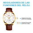 thumbnail image 4 of Reloj Análogo para Hombre Correa Ajustable Resistente al Agua CURREN RELOJ CURREN LETT, 4 of 6