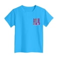 thumbnail image 6 of Girls Graphic Shirts Oversized Sunshine T Shirt Short Sleeve Tee Tops Cute Trendy Girls Clothes,Sky Blue, 6 of 6