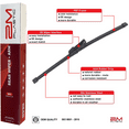 thumbnail image 3 of 2M PLASTIC 1510033 Conventional Rear Wiper Blade and Arm Set - 11", 3 of 4