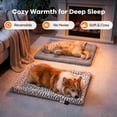 thumbnail image 6 of Self Warming Cat Bed for Indoor Cats Reversible Self Heating Pet Pad for Small Dog Washable Fluffy Thermal Pet Bed, 22*17,Gray, 6 of 8