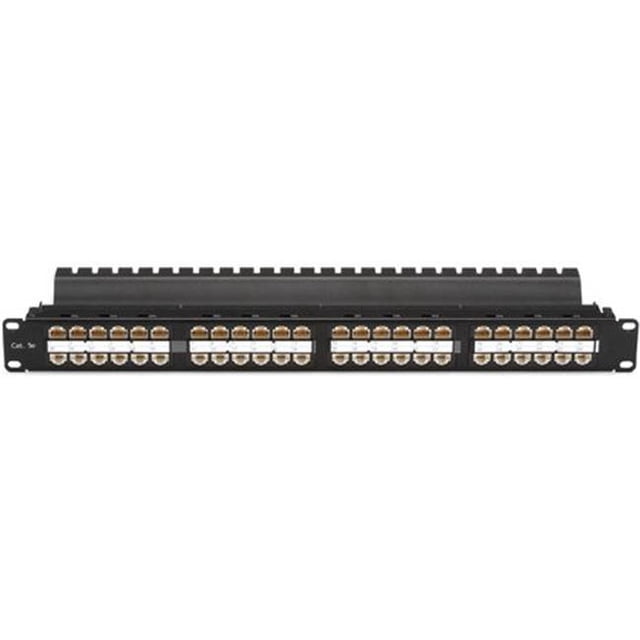 Black Box JPM810A-HD 1U Cat5e Feed-Through Patch Panel - Unshielded 48-Port