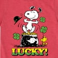 thumbnail image 3 of Lucky Snoopy - Toddler And Youth Short Sleeve Graphic T-Shirt, 3 of 6