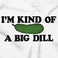 thumbnail image 2 of Kind Of Big Dill Food Funny Pickle Unisex Fleece Graphic Zip Up Hoodie Brisco Brands 4X, 2 of 5