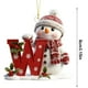 thumbnail image 3 of Adornos navideños, adornos navideños, regalos navideños, 26 letras, decoración para árbol de Navidad, colgante, adornos para árbol de Navidad, adornos navideños DIY, decoración navideña, decoración co, 3 of 9