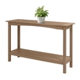 thumbnail image 4 of AwayHome 48" HIPS Outdoor Console Table for All-Weather,2-Shelf Side Table for Patio,Brown, 4 of 8