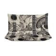 thumbnail image 3 of 3 Pcs Soft Bedding Set, Includes 1 Duvet Cover with Zipper And 2 Pillow,Shams Vintage Guitar With Wings Twin(86"x70"), 3 of 8