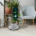 thumbnail image 3 of RXIRUCGD Iron Metal Universal Wheel Base Circular Thickened Pad With Water Receiving Box, Movable Iron Metal Flower Pot With Roller Tray, 3 of 4