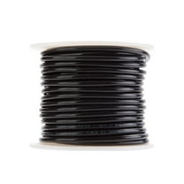 Remington Industries 12 AWG Solid THHN Building Wire, 600V, 100 ft Length, Black