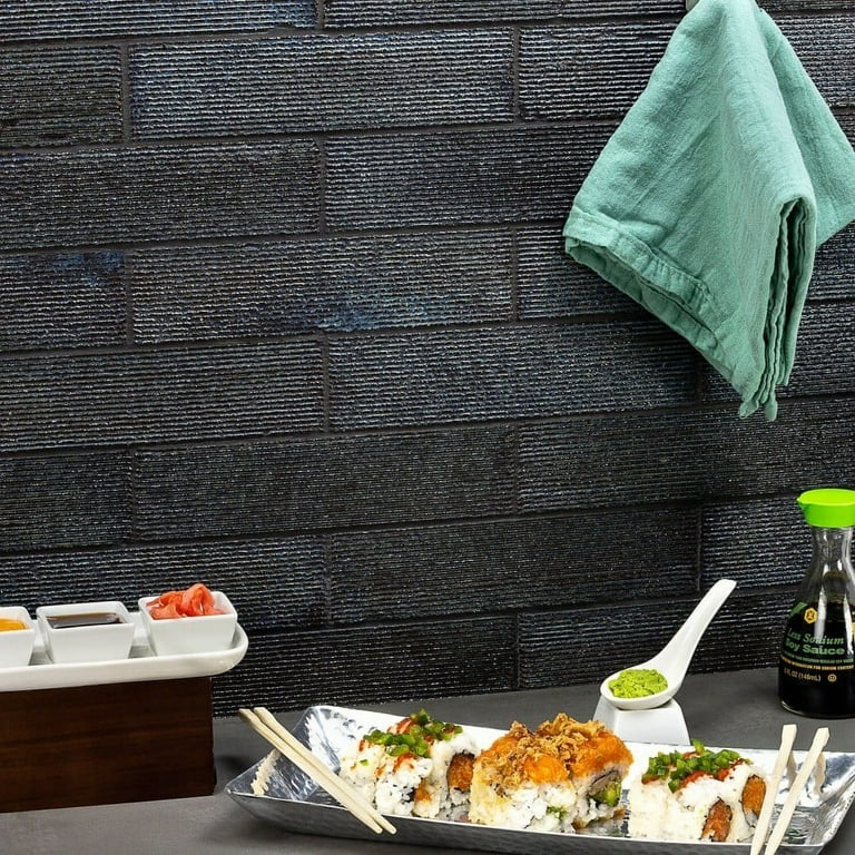 Westport Ridge Dark Denim 2 in. x 9 in. Glazed Clay Wall Tile (33 Pieces 5.64 sq. ft. / Case Westport Ridge Dark Denim 2 in. x 9 in. Glazed Clay Wall Tile (33 Pieces 5.64 sq. ft. / Case