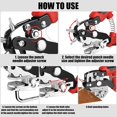 thumbnail image 4 of Zshan Leather Hole Punch Pliers, Force-Saving V-Hole Punch Tool, Multi-Function Hole Punch for Plastic, Cardboard, Leather, 4 of 5