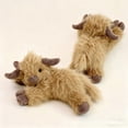 thumbnail image 4 of Highland Cow Plush Toy 45cmLong Hair Scottish Cow Stuffed Animal Soft, 4 of 5