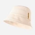 thumbnail image 5 of CoCopeaunts Plain Bucket Hat Women Classic Solid Sun Cap Sun Protection Travel Beach Fisherman Hat Casual All-Match Daily Wear, 5 of 8