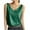 Green, variant on Mikilon Women's Spring & Summer Vest Solid Color V-Neck Sleeveless Casual Tops Comfortable Tank Tops