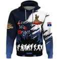 thumbnail image 4 of Sudadera con capucha con estampado 3D del Día de Anzac para hombre, ropa para que no olvidemos a Australia y Nueva Zelanda, sudaderas con héroes, suéteres con flores Remember, 4 of 5