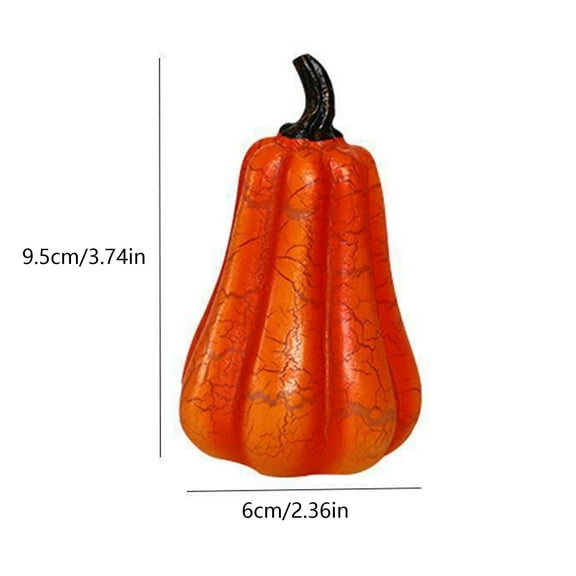 LHWEN Halloween Pumpkin Lights Battery Powered 3D LED Luminous Decorations Indoor Outdoor Party Holiday Patio Garden Table Displays Reusable Flashing Colors Unique Design Novel Shape Mini Pumpkins