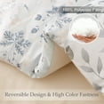 thumbnail image 7 of Exclusivo Mezcla 3-Piece Patchwork Queen Comforter Set, Microfiber Bedding Down Alternative Comforter for All Seasons with 2 Pillow Shams, Grey, 7 of 7