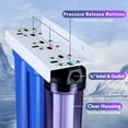 thumbnail image 3 of iSpring Heavy Metals Whole House Water Filter System, Reduces Lead, Chloramine, PFAS, Chlorine, Sediments, 3-Stage Whole House Water Filtration System, 3/4" Inlet/Outlet, Model: WCB32C-KS, 3 of 6