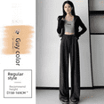 thumbnail image 4 of Pantalones casuales holgados de cintura alta para mujer, ajustados, temporada de otoño, pantalones de arroz suave, estilo urbano, estampados modernos, 4 of 4