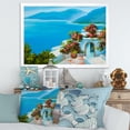 thumbnail image 3 of Designart 'House With Colorful Flowers Near The Sea I' Nautical & Coastal Framed Art Print, 3 of 4