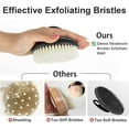 thumbnail image 4 of Dry Brushing Body Exfoliating Brush, Anti Slip Body Scrubber for Shower, Never Mold Shower Body Cleaning Brush for Deep Cleansing & Soften Skin, Improve Circulation (Black-2 Pack), 4 of 7