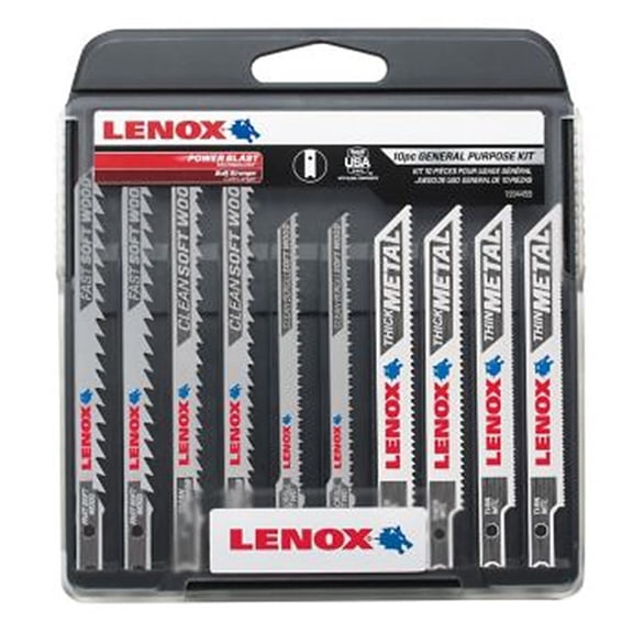 Lenox Jigsaw Blade Kit General-Purpose - 10 Piece