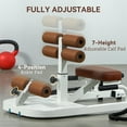 thumbnail image 4 of Demifill Foldable Squat & Hip Thrust Machine - White, With Push Up Stand, Multipurpose Glute Workout Equipment, 4 of 7