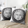 thumbnail image 4 of LALILO Throw Pillow Covers Greek And God Antique Art Greek Aged Ancient Cushion Cover 18" x 18", 2 Pack, 4 of 6