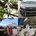 thumbnail image 2 of Grappling hook multi-function claw stainless steel for outdoor climbing Multi-functional gravity hook gravity gripper climbing rope hook grappling hook, 2 of 5