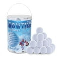 thumbnail image 1 of Juego de lucha con bolas de nieve: Paquete de 40 bolas de nieve artificiales para niños, 1 of 5